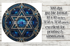 Hanukkah Wind Spinner, Star of David Wind Spinner, s20 Product Image 2