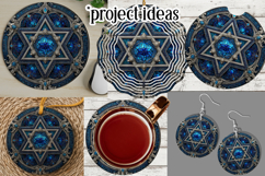 Hanukkah Wind Spinner, Star of David Wind Spinner, s20 Product Image 3