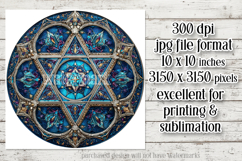 Hanukkah Wind Spinner, Star of David Wind Spinner, s21 Product Image 2