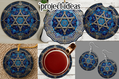 Hanukkah Wind Spinner, Star of David Wind Spinner, s23 Product Image 3
