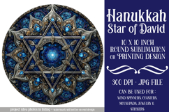 Hanukkah Wind Spinner, Star of David Wind Spinner, s24 Product Image 1