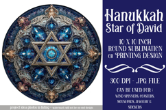 Hanukkah Wind Spinner, Star of David Wind Spinner, s25 Product Image 1