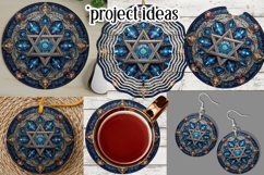 Hanukkah Wind Spinner, Star of David Wind Spinner, s25 Product Image 3