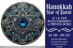 Hanukkah Wind Spinner, Star of David Wind Spinner, s26 Product Image 1