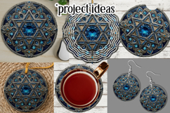 Hanukkah Wind Spinner, Star of David Wind Spinner, s26 Product Image 3