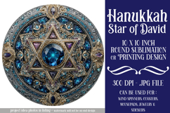 Hanukkah Wind Spinner, Star of David Wind Spinner, s27 Product Image 1