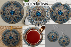 Hanukkah Wind Spinner, Star of David Wind Spinner, s27 Product Image 3