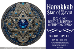 Hanukkah Wind Spinner, Star of David Wind Spinner, s28 Product Image 1