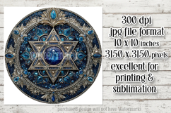 Hanukkah Wind Spinner, Star of David Wind Spinner, s29 Product Image 2