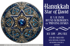 Hanukkah Wind Spinner, Star of David Wind Spinner, s30 Product Image 1