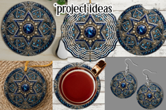 Hanukkah Wind Spinner, Star of David Wind Spinner, s30 Product Image 3