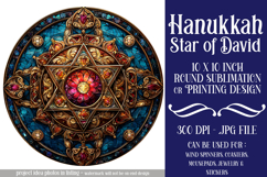 Hanukkah Wind Spinner, Star of David Wind Spinner, s7 Product Image 1