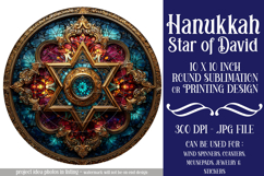Hanukkah Wind Spinner, Star of David Wind Spinner, s8 Product Image 1