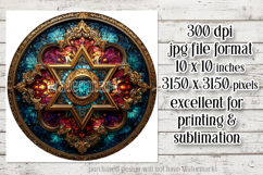 Hanukkah Wind Spinner, Star of David Wind Spinner, s8 Product Image 2