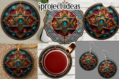 Hanukkah Wind Spinner, Star of David Wind Spinner, s8 Product Image 3