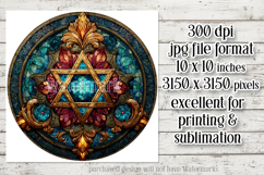 Hanukkah Wind Spinner, Star of David Wind Spinner, s9 Product Image 2
