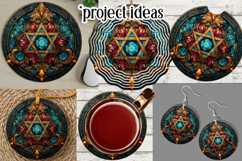 Hanukkah Wind Spinner, Star of David Wind Spinner, s9 Product Image 3
