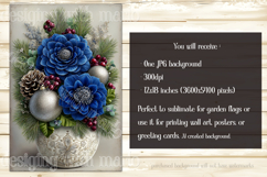 Hanukkah Garden Flag, Elegant Hanukkah Style Garden Flag 102 Product Image 2