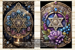 Hanukkah Garden Flag, Elegant Hanukkah Style Garden Flags 25 Product Image 3