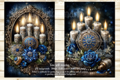 Hanukkah Garden Flag, Elegant Hanukkah Style Garden Flags 32 Product Image 2