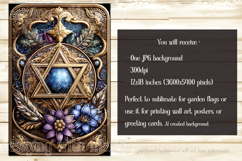 Hanukkah Garden Flag, Elegant Hanukkah Style Garden Flags s5 Product Image 5