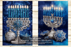 Hanukkah Garden Flag, Elegant Hanukkah Style Garden Flags 46 Product Image 2