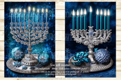 Hanukkah Garden Flag, Elegant Hanukkah Style Garden Flags 46 Product Image 3