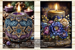 Hanukkah Garden Flag, Elegant Hanukkah Style Garden Flags s6 Product Image 2