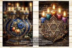 Hanukkah Garden Flag, Elegant Hanukkah Style Garden Flags s6 Product Image 3