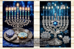 Hanukkah Garden Flag, Elegant Hanukkah Style Garden Flags 50 Product Image 3