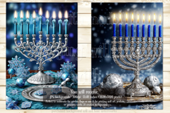 Hanukkah Garden Flag, Elegant Hanukkah Style Garden Flags 51 Product Image 2