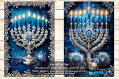 Hanukkah Garden Flag, Elegant Hanukkah Style Garden Flags 53 Product Image 3