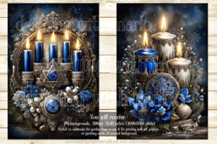 Hanukkah Garden Flag, Elegant Hanukkah Style Garden Flags 55 Product Image 2