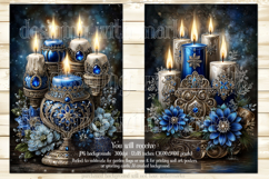 Hanukkah Garden Flag, Elegant Hanukkah Style Garden Flags 55 Product Image 3