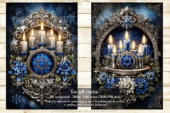Hanukkah Garden Flag, Elegant Hanukkah Style Garden Flags 56 Product Image 2