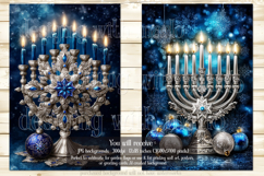 Hanukkah Garden Flag, Elegant Hanukkah Style Garden Flags 58 Product Image 3
