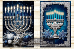 Hanukkah Garden Flag, Elegant Hanukkah Style Garden Flags 60 Product Image 2