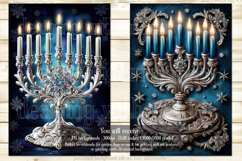 Hanukkah Garden Flag, Elegant Hanukkah Style Garden Flags 69 Product Image 2