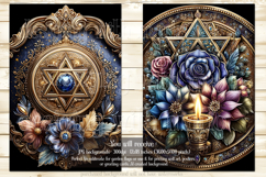 Hanukkah Garden Flag, Elegant Hanukkah Style Garden Flags s8 Product Image 3