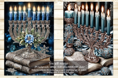 Hanukkah Garden Flag, Elegant Hanukkah Style Garden Flags 70 Product Image 2