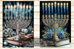 Hanukkah Garden Flag, Elegant Hanukkah Style Garden Flags 71 Product Image 2