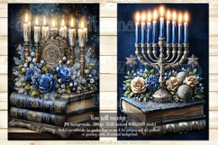 Hanukkah Garden Flag, Elegant Hanukkah Style Garden Flags 72 Product Image 3