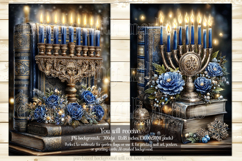 Hanukkah Garden Flag, Elegant Hanukkah Style Garden Flags 74 Product Image 3