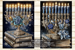 Hanukkah Garden Flag, Elegant Hanukkah Style Garden Flags 77 Product Image 2