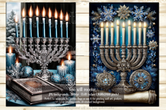 Hanukkah Garden Flag, Elegant Hanukkah Style Garden Flags 77 Product Image 3