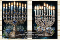 Hanukkah Garden Flag, Elegant Hanukkah Style Garden Flags 80 Product Image 3