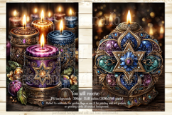 Hanukkah Garden Flag, Elegant Hanukkah Style Garden Flags 11 Product Image 2