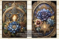 Hanukkah Garden Flag, Elegant Hanukkah Style Garden Flags 15 Product Image 3