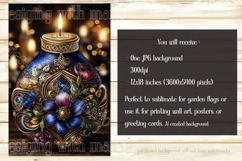 Hanukkah Garden Flag, Elegant Hanukkah Style Garden Flags s3 Product Image 5