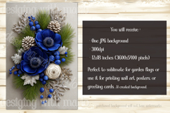 Hanukkah Garden Flag, Elegant Hanukkah Style Garden Flag d91 Product Image 2